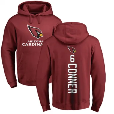 Youth James Conner Arizona Cardinals Pro Line Maroon Backer Pullover Hoodie